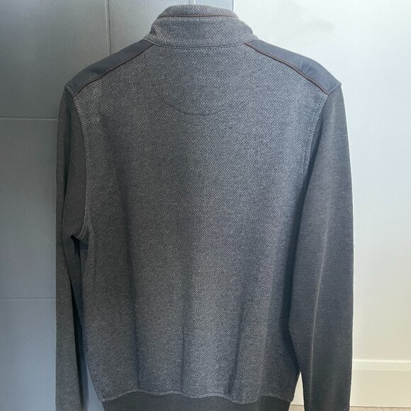 Bugatti Grey Full Zip Sweater Men's M - Picture 2 of 4